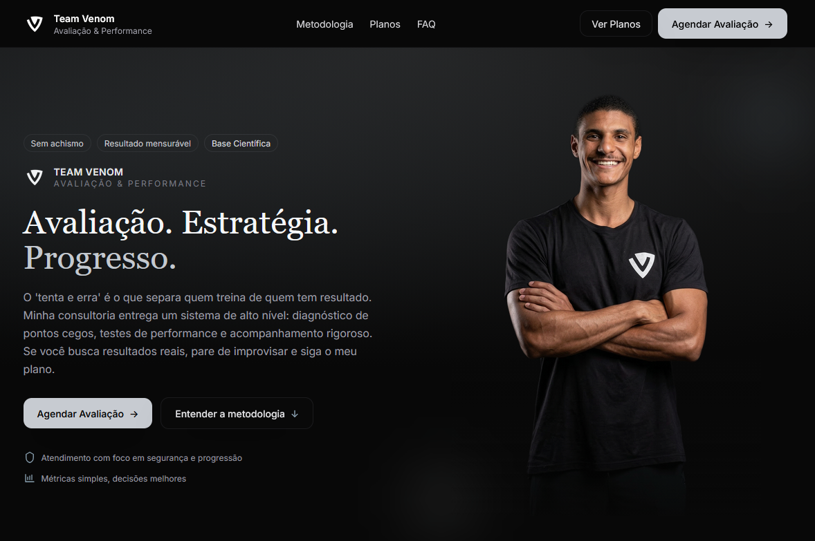 Site da Team Venom